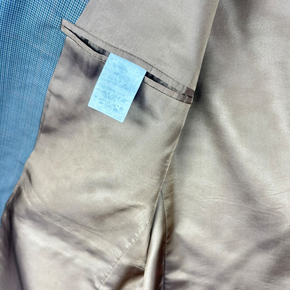 VTG Chaps Ralph Lauren 2 Pc Men's Suit 42 Slacks 34x31 Houndstooth Plaid - Picture 9 of 15